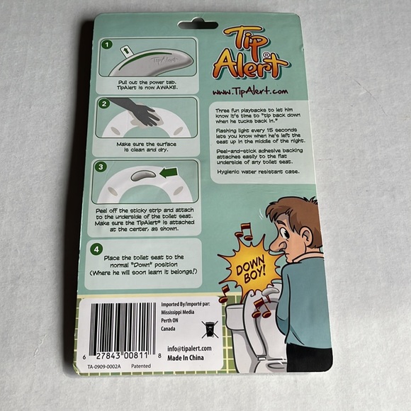 2 Toilet Seat Alarms: Can’t Get it Down? And That’s My Boy - Picture 4 of 4